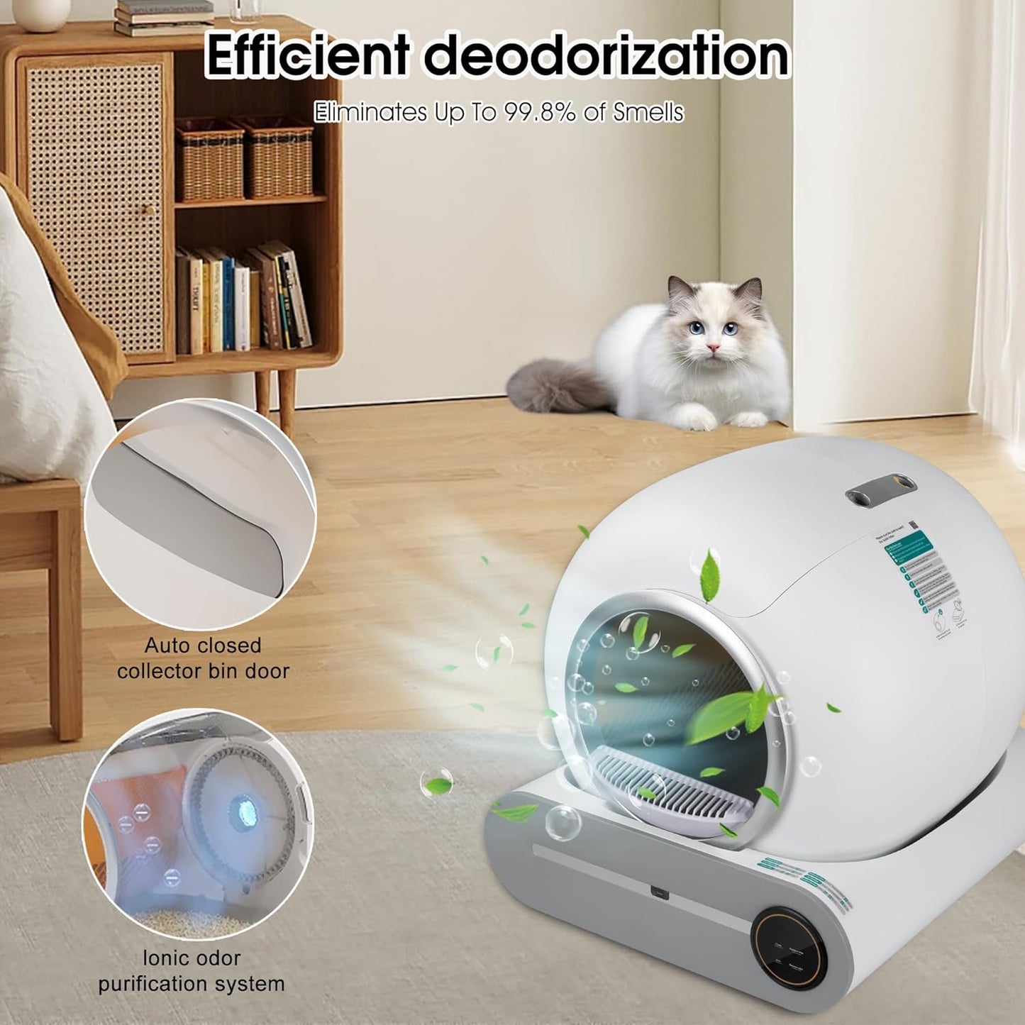 💥Flash Sale😸Self Cleaning Automatic Cat Litter Box