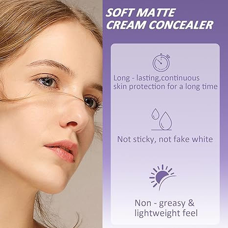 🎉Save Huge – 50% Off 🔥Soft Matte Cream Concealer
