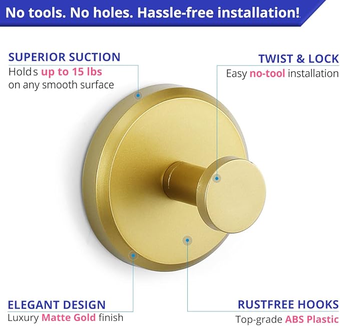 🔥 Buy 4 Get 4 FREE🔥🎄2025 Upgraded Suction Cup Hooks