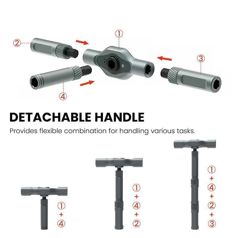 ✨24 in 1 Magnetic Compact and Portable Ratchet Screwdriver Set