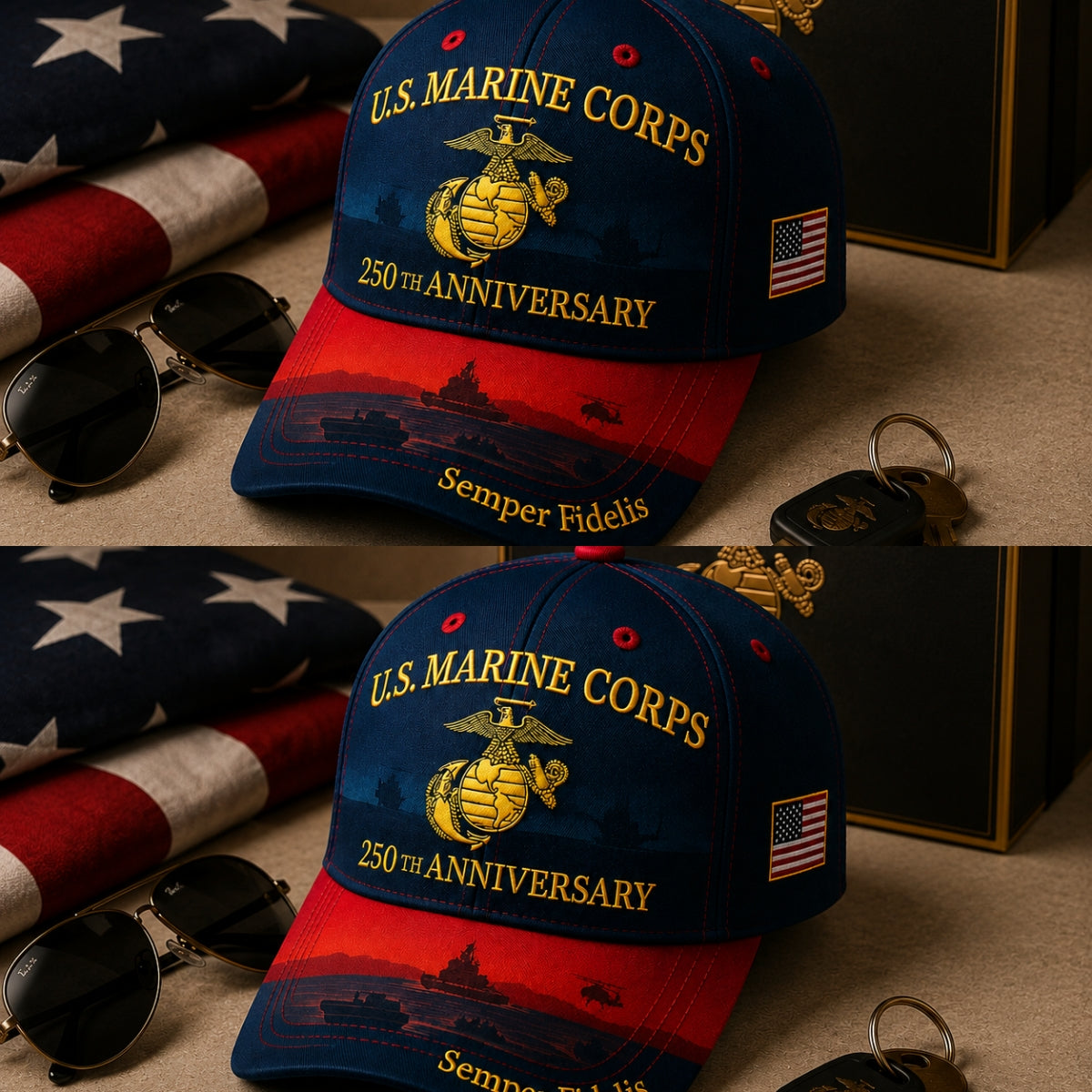 🔥 Father’s Day Sale - ❤️ 250th Anniversary Commemorative Embroidered Cap