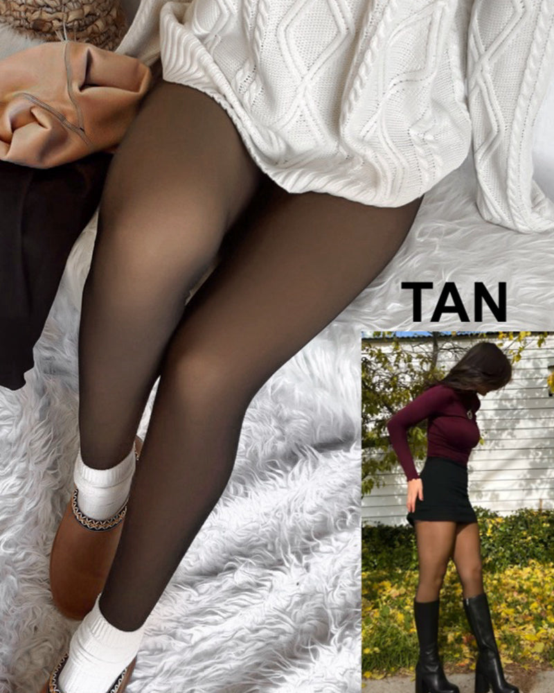 🔥Buy 2 Get 30% Off🔥Translucent Fleece Lined Tights
