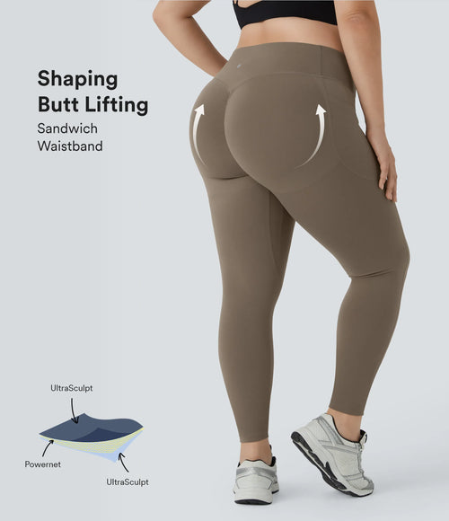 🔥Buy 2 Get 1 Free🔥High Waisted Tummy Control Shaping Training Leggings Plus size