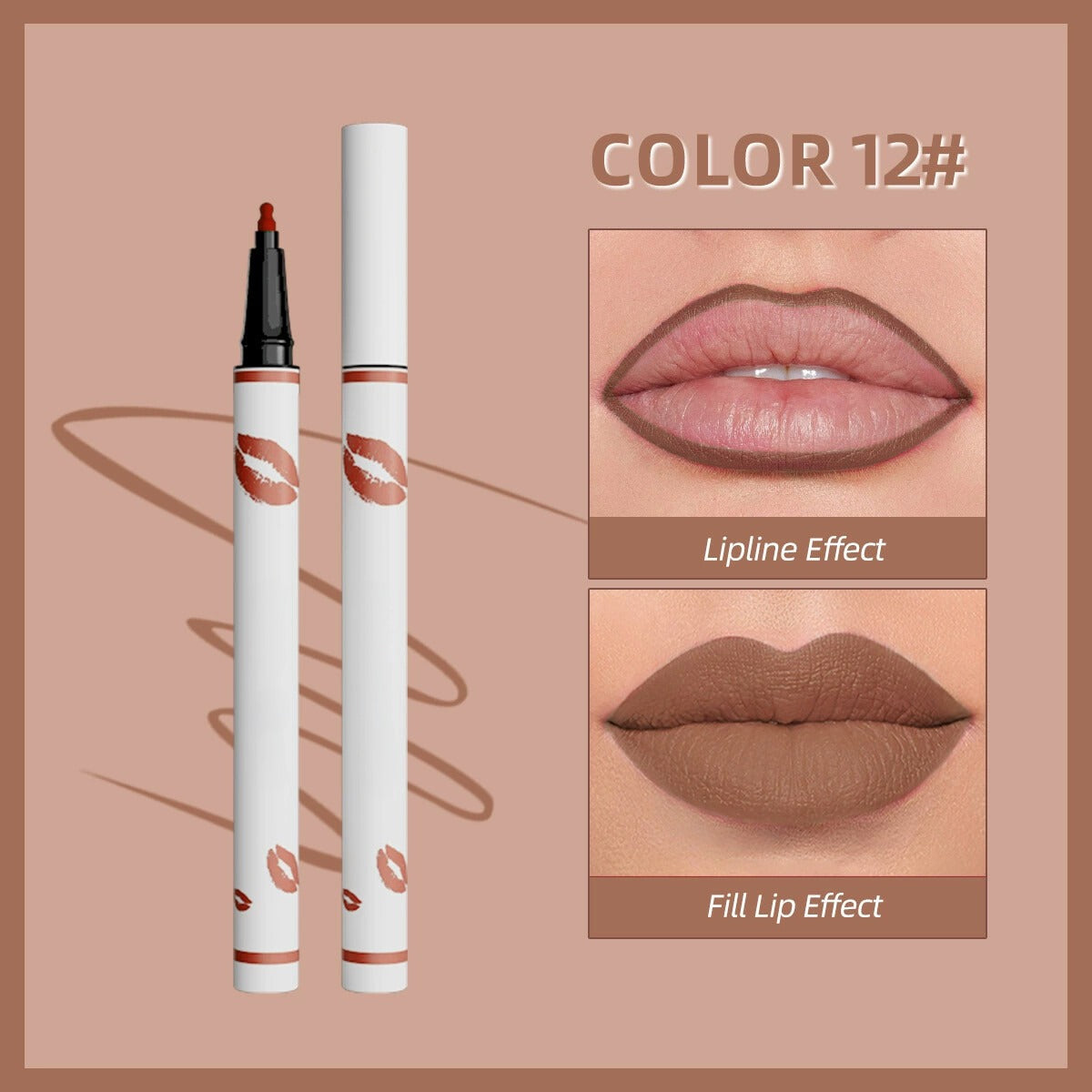 🔥✨اشتري واحد واحصل على الثاني مجانًا💄 محدد شفاه سائل يدوم طويلًا