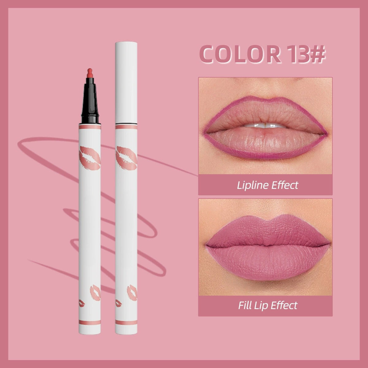🔥✨اشتري واحد واحصل على الثاني مجانًا💄 محدد شفاه سائل يدوم طويلًا