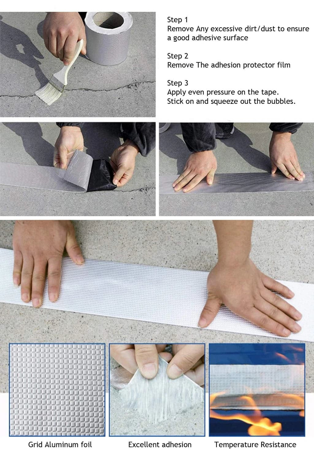 🚨Last Stock Alert🔥💥Must-Have Household Item✨ Premium Super Waterproof Tape