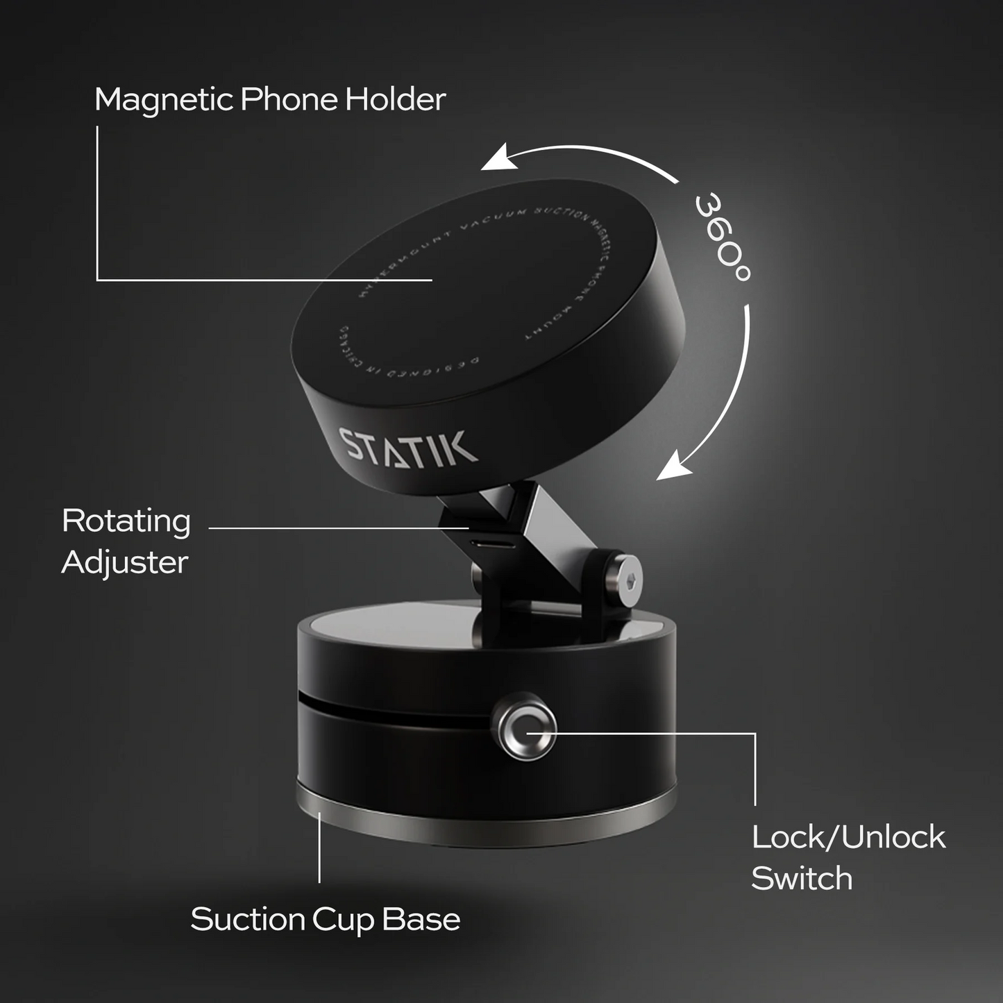 🔥70% off🔥-Vacuum adsorption phone holder