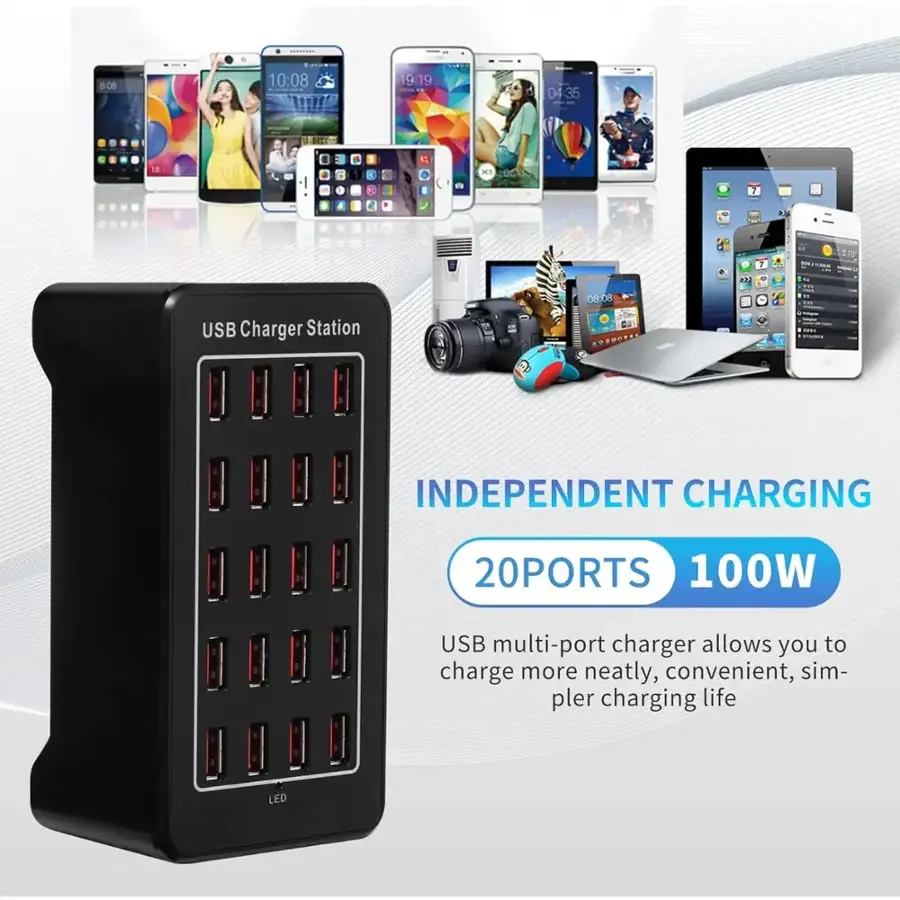 🔥Up To 69% Off!🔥-150W (30A) USB Charging Station, 30-Port USB C Charger Block