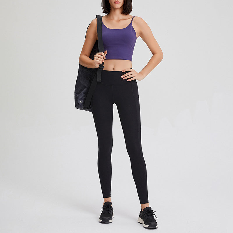 High-Elasticity Leggings with Pockets