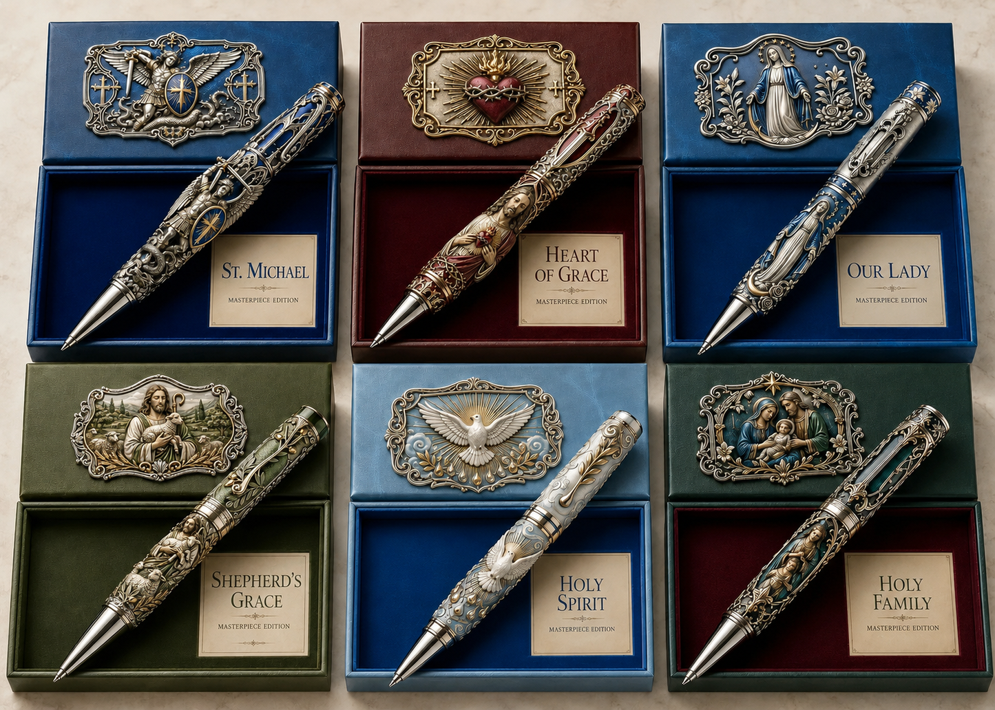 🔥 LAST DAY 49% OFF – ✝️ Sacred Legacy Faith-Inspired Keepsake Pen Collection | 6 Devotional Designs for Prayer Journaling, Bible Study & Meaningful Christian Gifts 🖊️✨