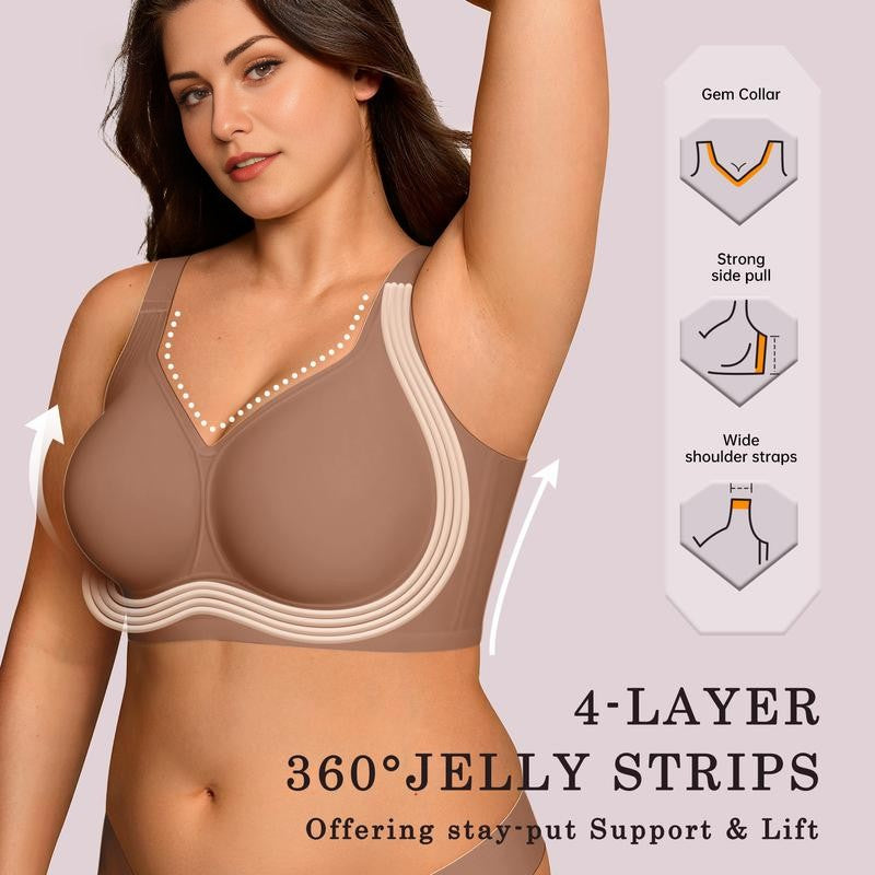 🔥Buy 1 Get 1 Free🔥Comfortable Wireless Full Coverage Jelly Smoothing Bra