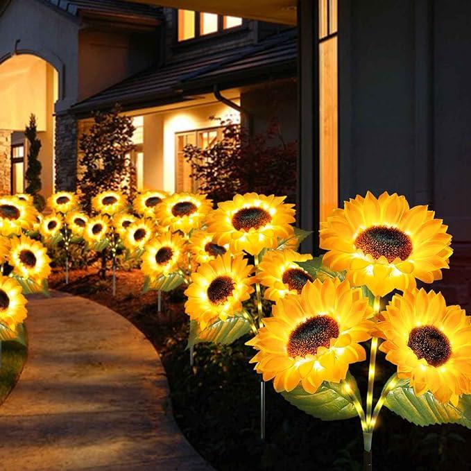 🔥🔥 Promotion 49%OFF 🌞Solar LED Sunflower Garden Lights-29.6inch/75cm