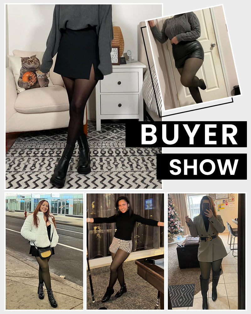 🔥Buy 2 Get 30% Off🔥Translucent Fleece Lined Tights