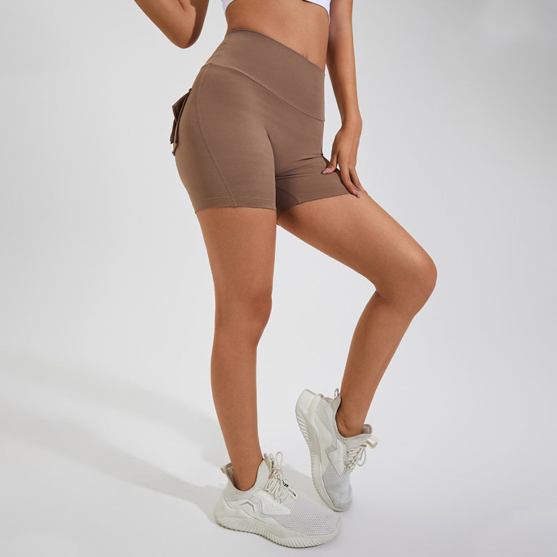 Yoga Shorts With Pockets