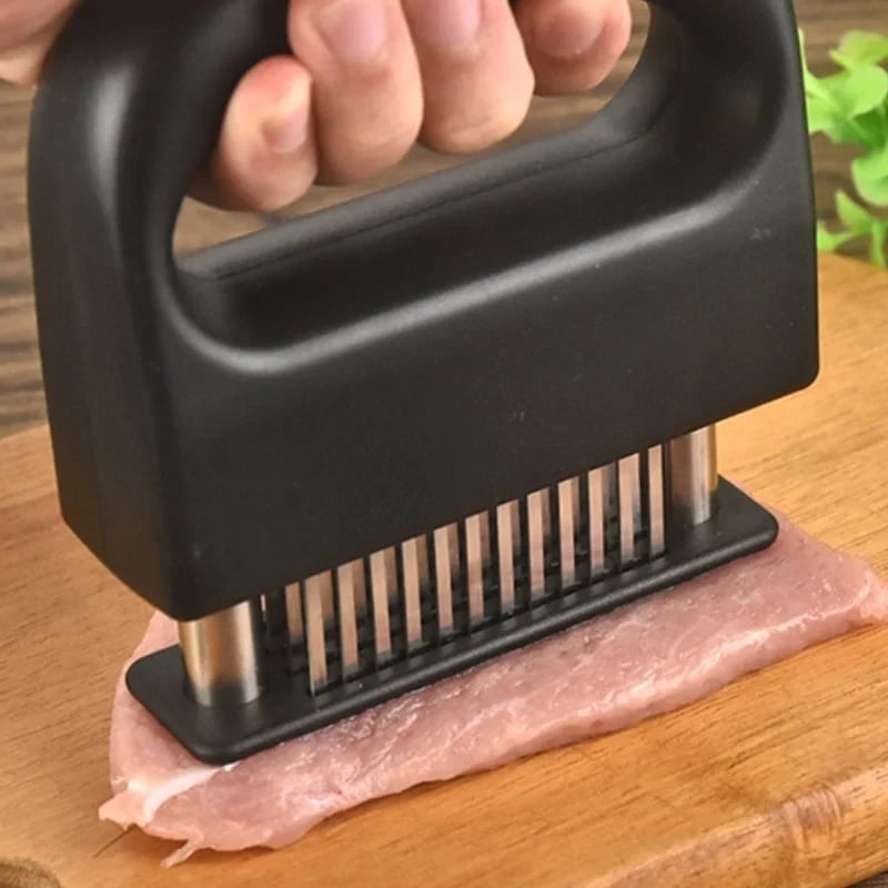 🥩مطرية اللحوم مع 48 شفرة من الفولاذ المقاوم للصدأ، لتطرية شرائح اللحم والدجاج ولحم البقر والأسماك ولحم الخنزير
