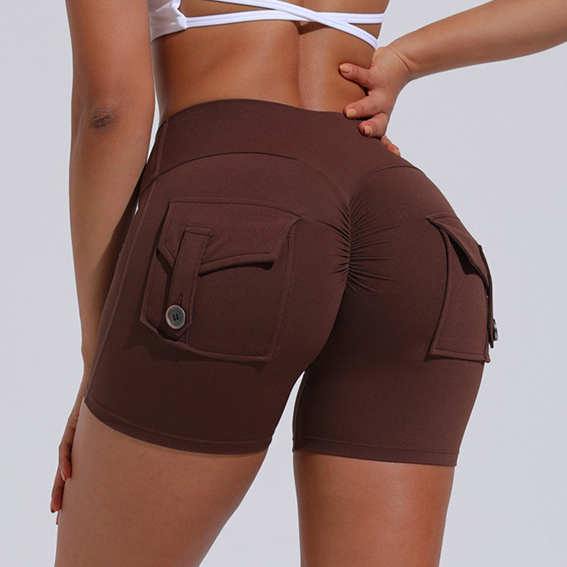 Yoga Shorts With Pockets