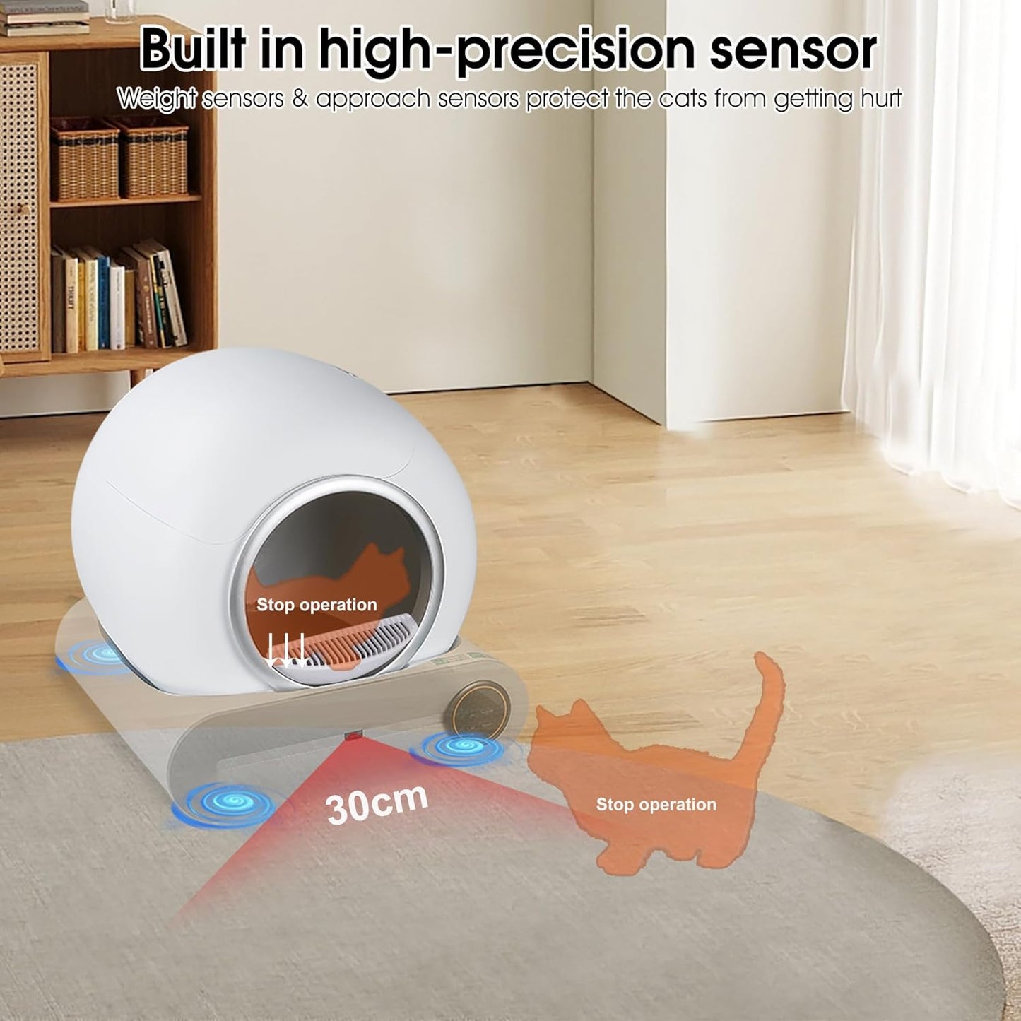 💥Flash Sale😸Self Cleaning Automatic Cat Litter Box