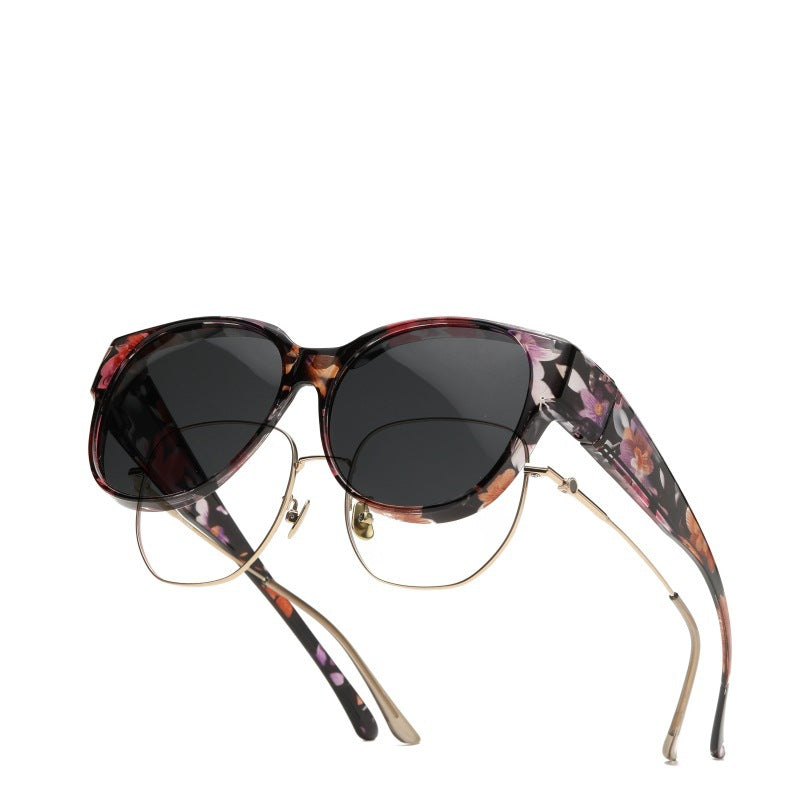 🔥Hot Sale 📢 2025 New Polarized UV400 Protection Trendy Round Cat-eye Sunglasses 😺🕶️