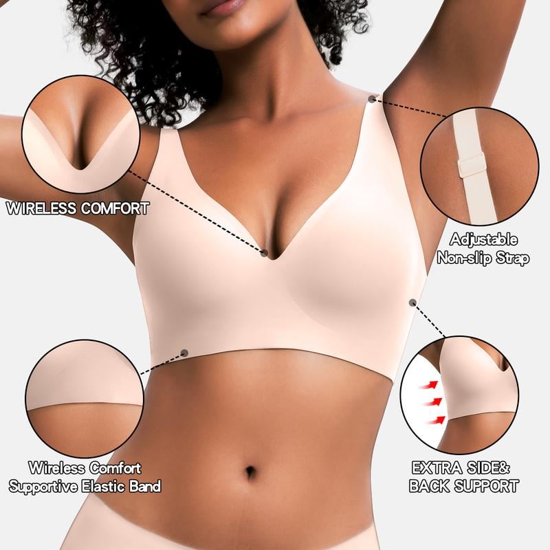 🔥50% OFF✨Comfort Fit Seamless Wireless Bra
