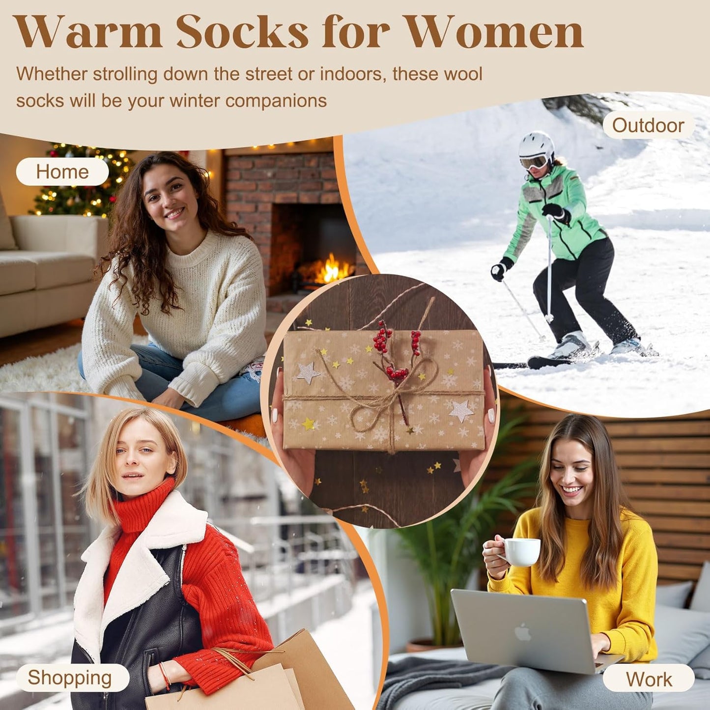 🏆 Buy 3 Get 2 Free - Women's Solid Mid-calf Socks