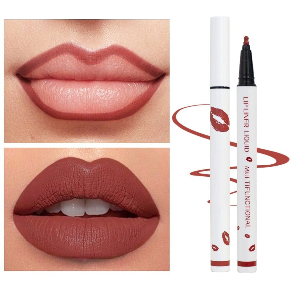 🔥✨اشتري واحد واحصل على الثاني مجانًا💄 محدد شفاه سائل يدوم طويلًا