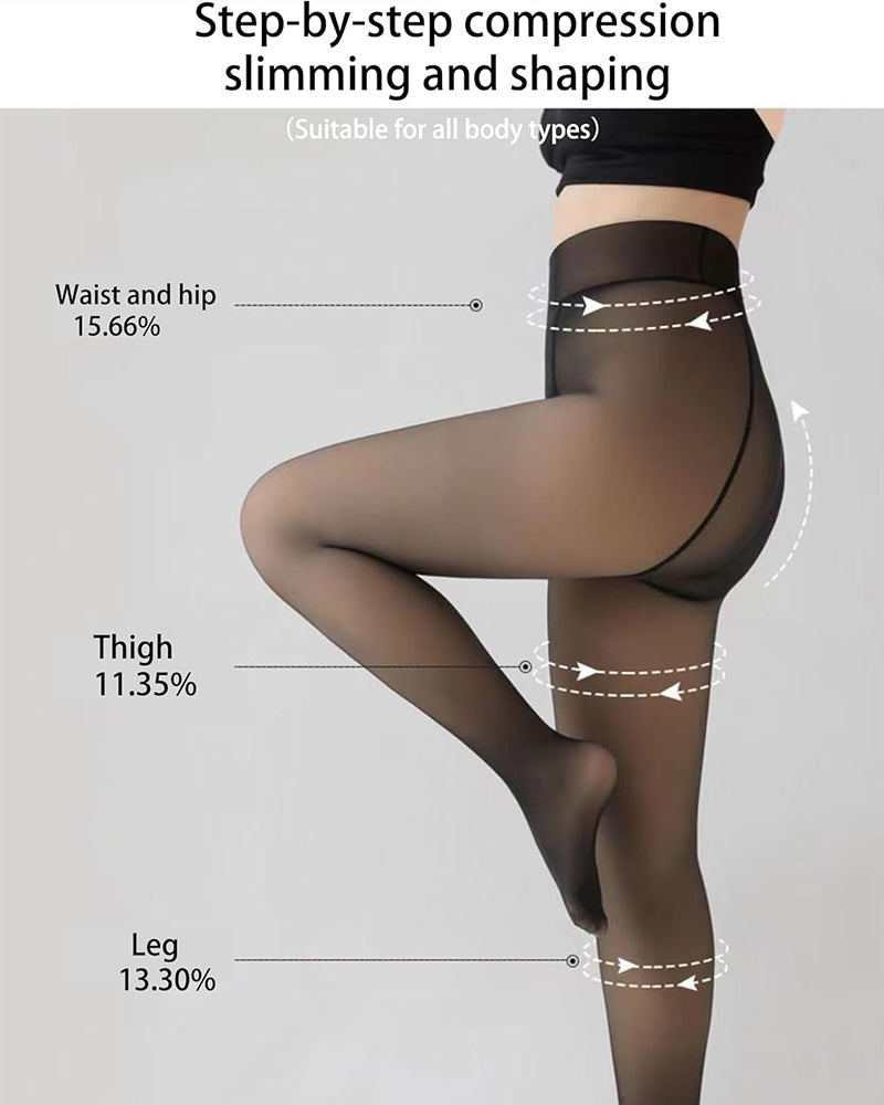 🔥Buy 2 Get 30% Off🔥Translucent Fleece Lined Tights
