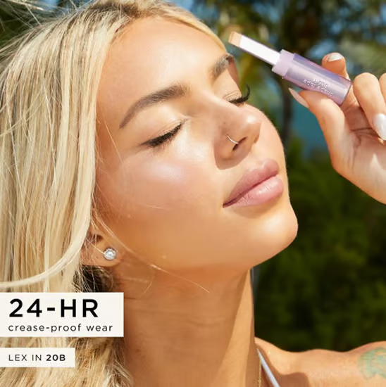🔥Special Price $26.99& Free Makeup Brushes⏰ 💥tate Big Stick Energy duo – shape tape concealer stick & brush🔥