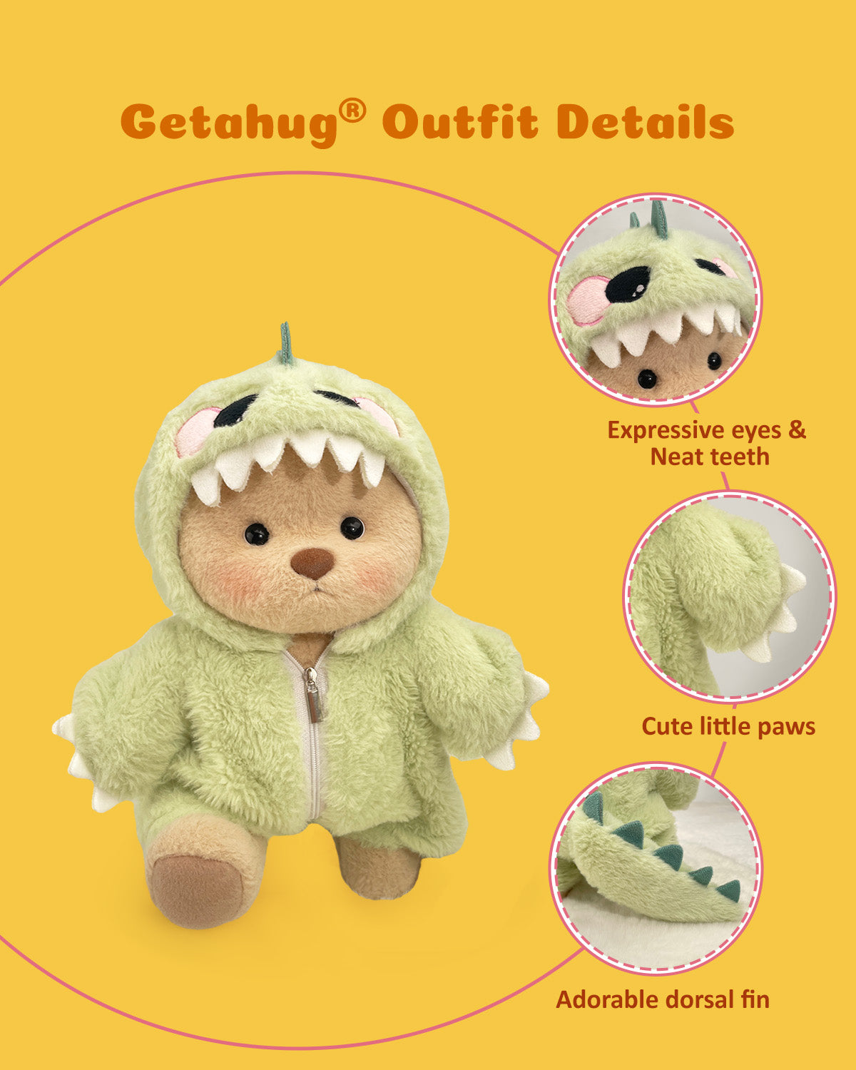 Furry Dino Bear | 🎁The most thoughtful gift I bought this year