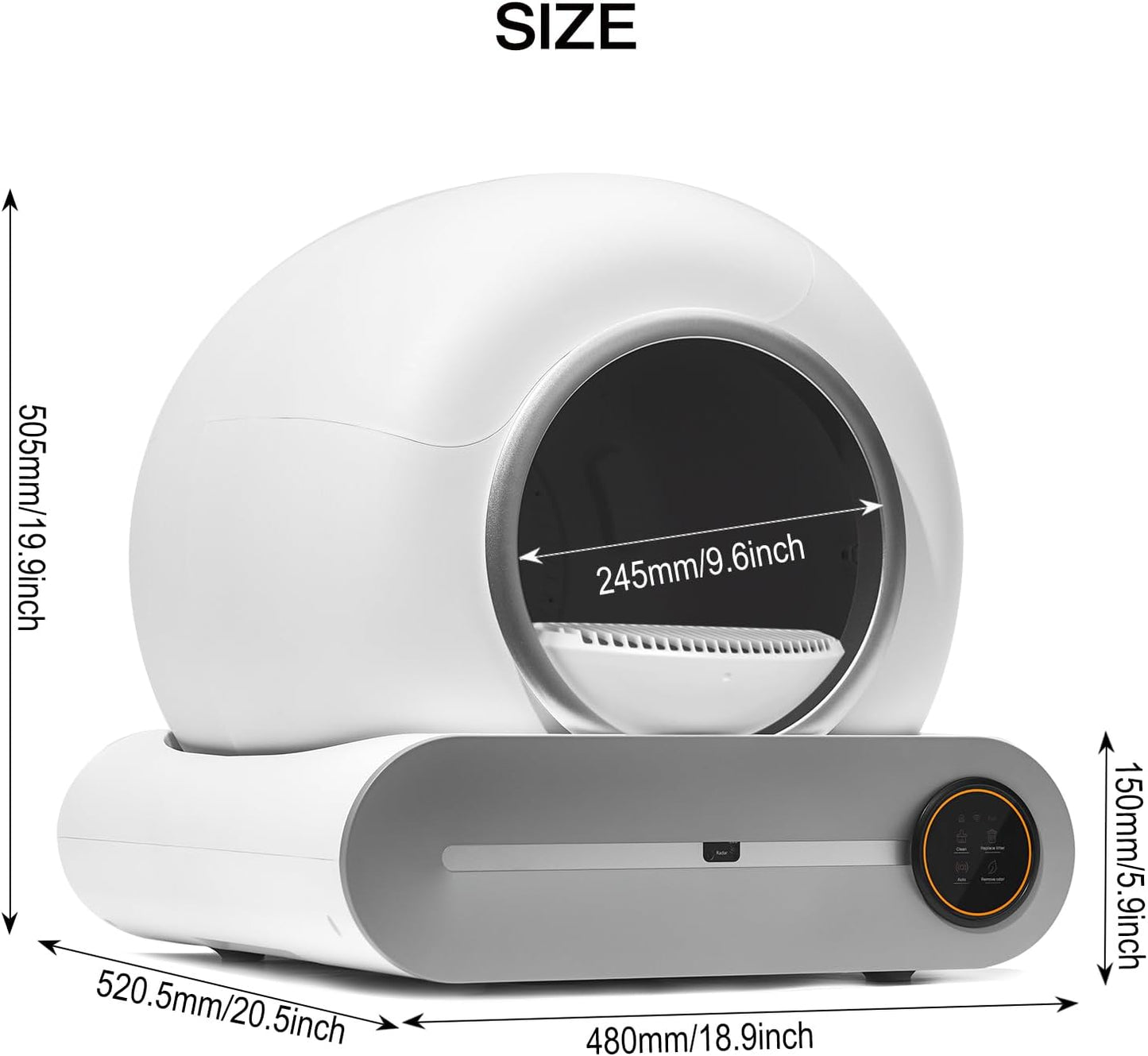 💥Flash Sale😸Self Cleaning Automatic Cat Litter Box