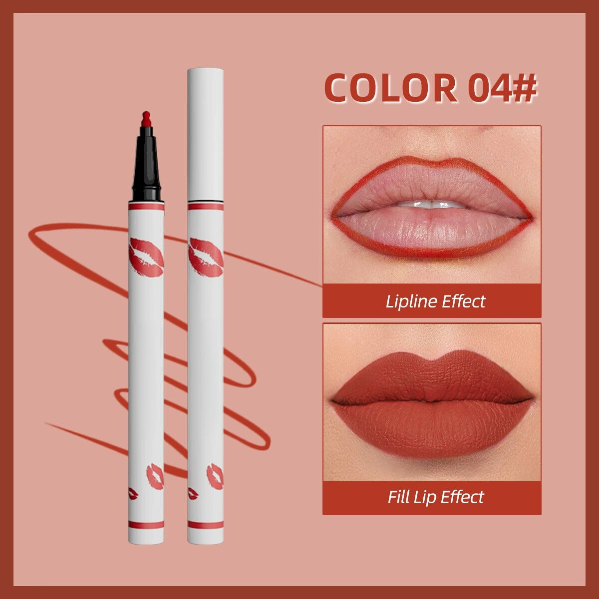 🔥✨اشتري واحد واحصل على الثاني مجانًا💄 محدد شفاه سائل يدوم طويلًا