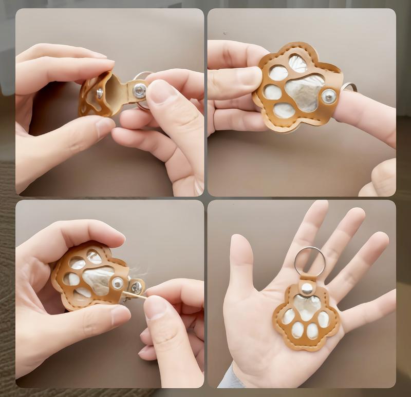 🔥Buy 1 Get 1 Free🎁🐾4 pack-Cat and dog hair keychain hanger