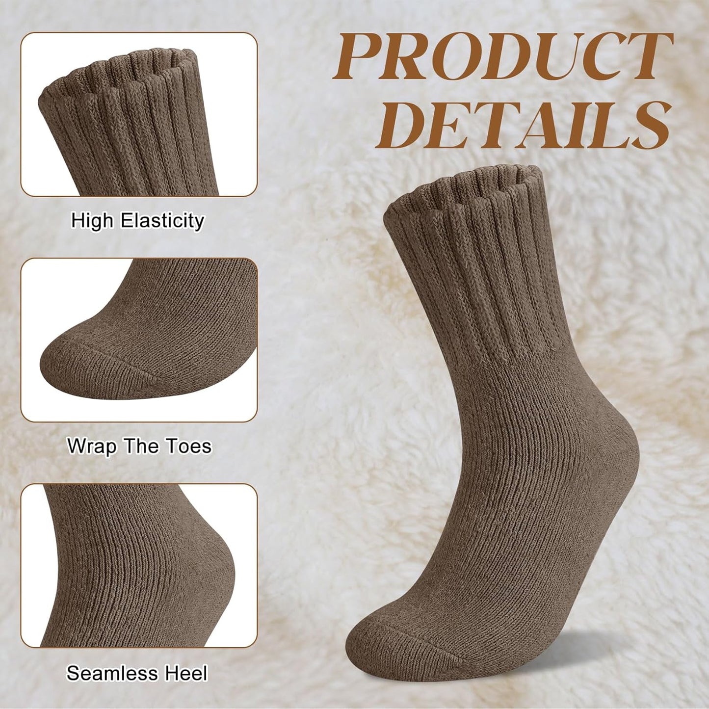 🏆 Buy 3 Get 2 Free - Women's Solid Mid-calf Socks