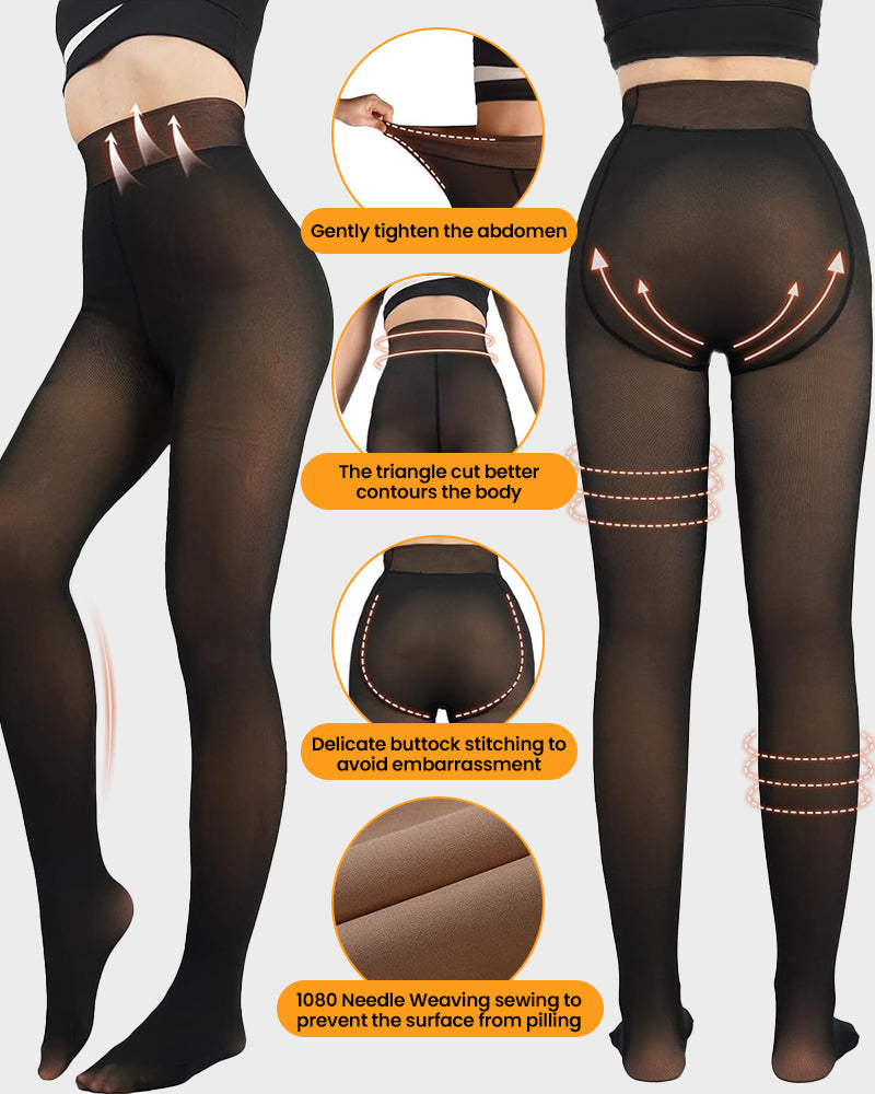 🔥Buy 2 Get 30% Off🔥Translucent Fleece Lined Tights