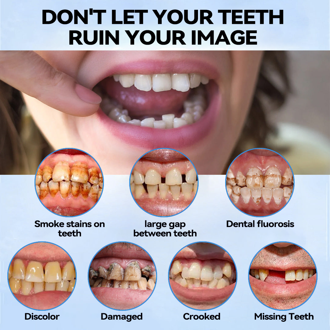 🦷 طقم أسنان سيليكوني قابل لإعادة التبطين (⏰خصم ٧٠٪ لفترة محدودة - آخر ٣٠ دقيقة ⏰)