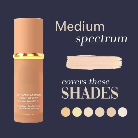 🏆Flash Sale⚡ 50K+ SOLD! Almost Gone - Foundation 4 in 1 - Medium Spectrum