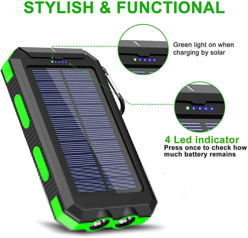 🔥Beat Seller 50% Off🔥Waterproof Solar Power Bank
