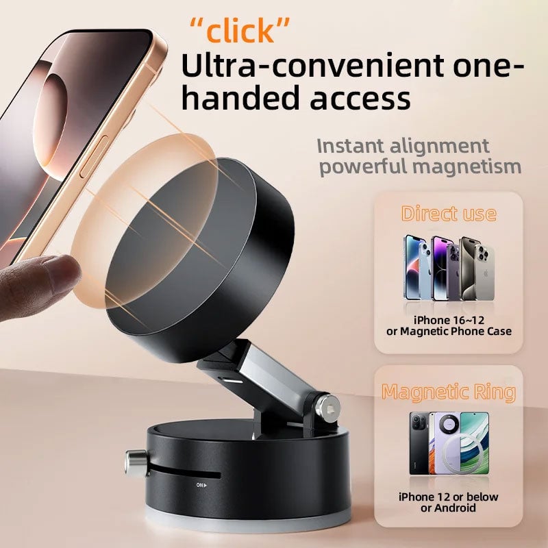 ⚡Incredible Deals🔥Foldable Portable Vacuum Magnetic Cell Phone Holder
