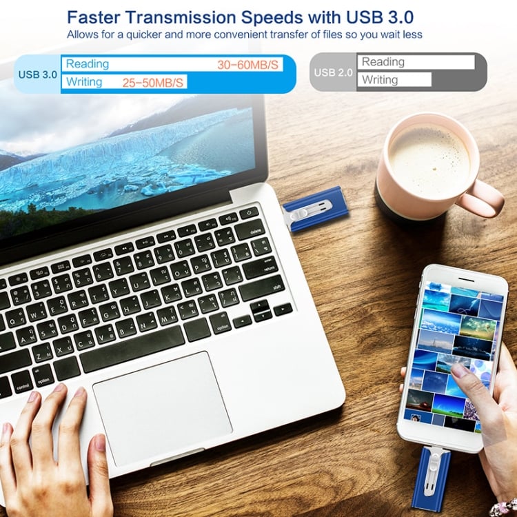 🔥تخفيضات سريعة ٥٠٪! 🔥 محرك أقراص فلاش USB ٤ في ١ بسعة ٣٢ إلى ١ تيرابايت✨للهواتف وأجهزة الكمبيوتر