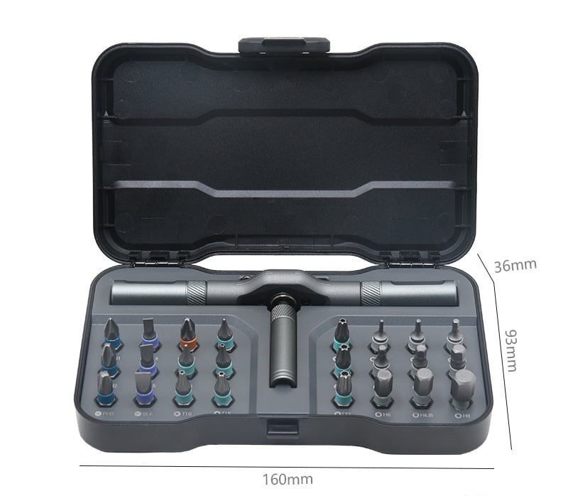 ✨24 in 1 Magnetic Compact and Portable Ratchet Screwdriver Set