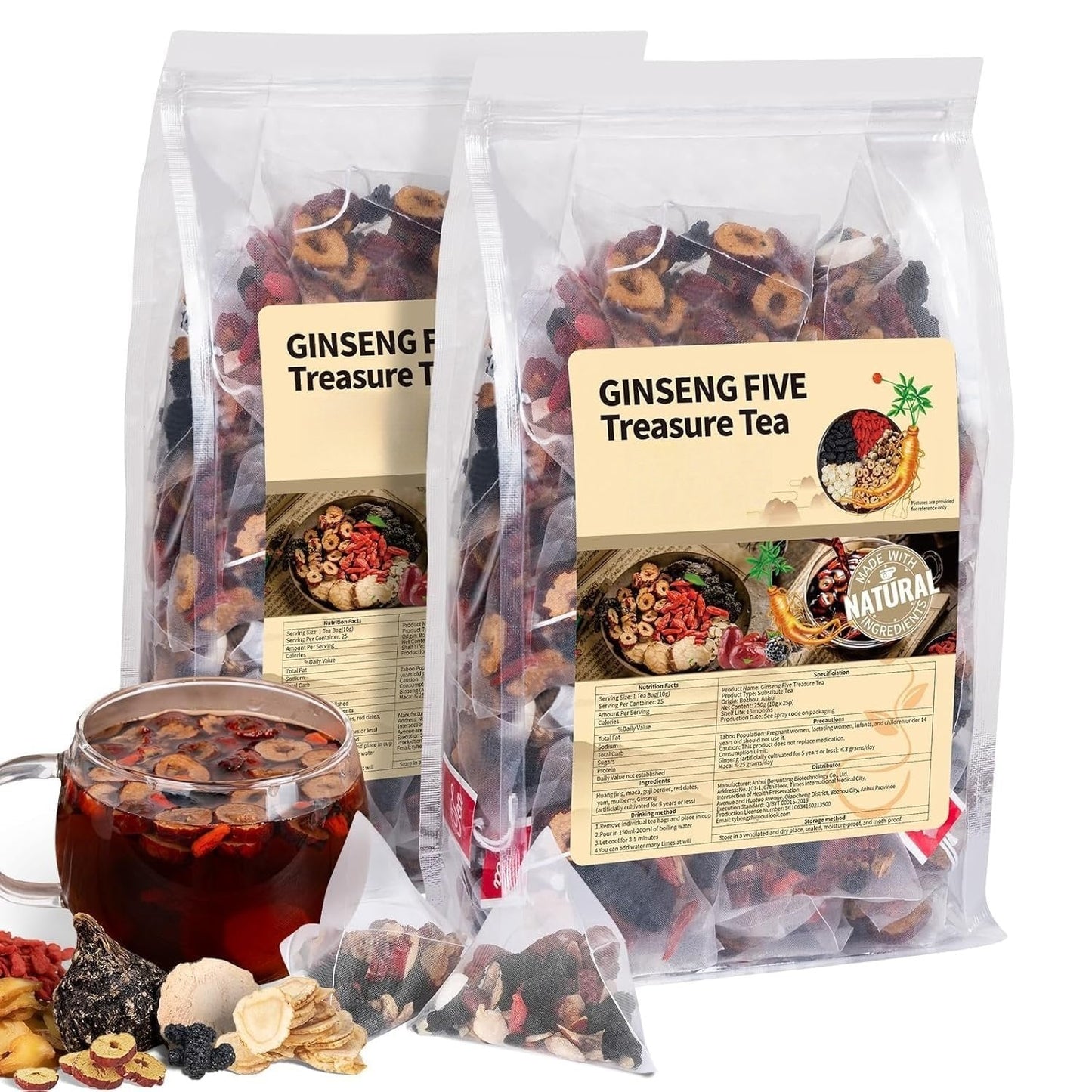 ⏰ Buy 3 Get 1 Free 🔥Formula Ginseng Treasure Tea
