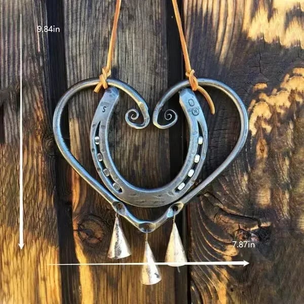100% Handmade | The Horseshoe Heart Wind Chime ❤