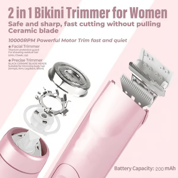 🏆Flash Deal!🔥2-in-1 Women's Body Shaver