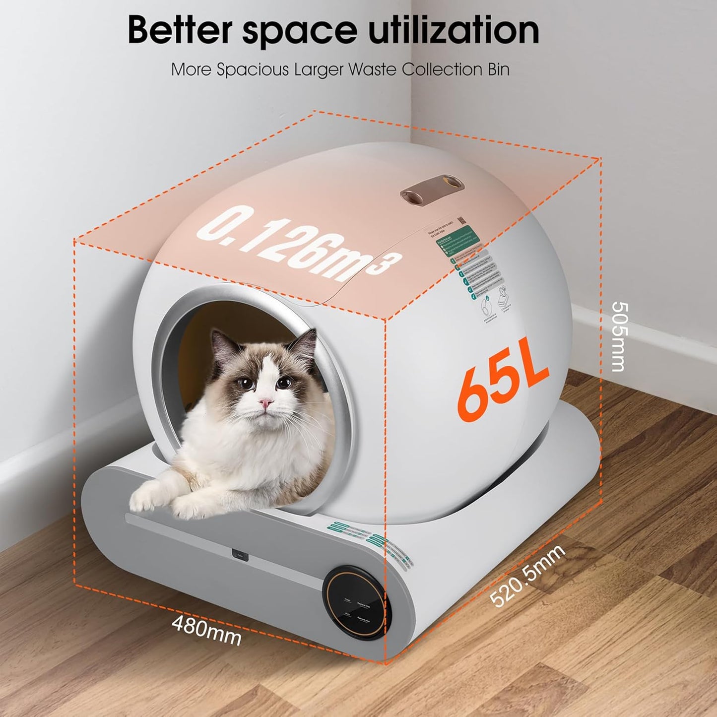 💥Flash Sale😸Self Cleaning Automatic Cat Litter Box