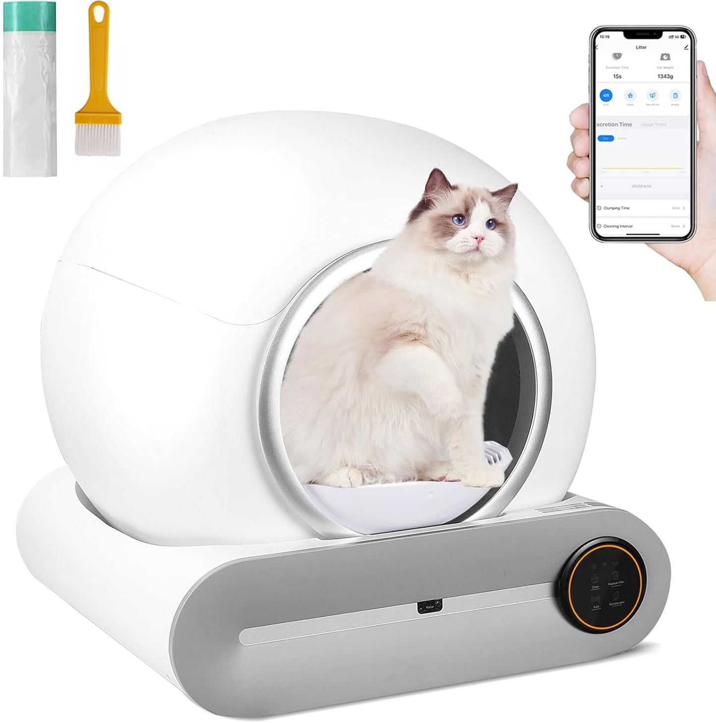 💥Flash Sale😸Self Cleaning Automatic Cat Litter Box