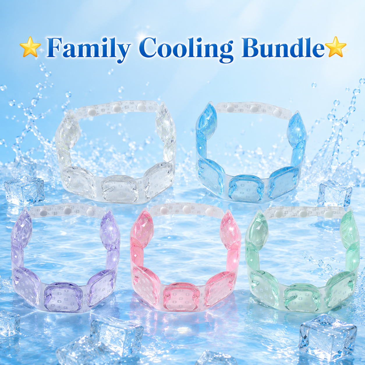 🔥 Limited 50% OFF Today!🌊Cooling Neck Ring💦Stay Cool Anywhere 🌟—✨ No Batteries. 🌈No Charging. No Noise.