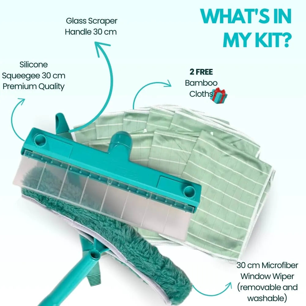 ⚡Grab yours now at the lowest price ever⚡!—Recyclable Silicone Window Squeegee Kit