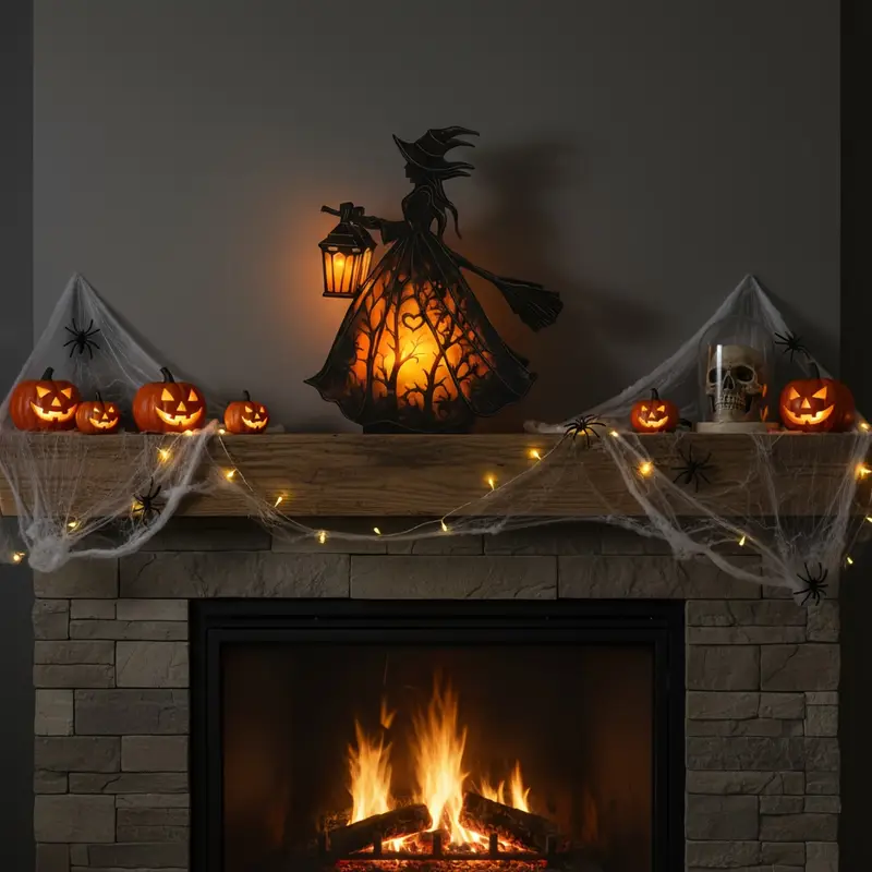 🧙🏻♀️Dark Night Witch Lamp🖤Light up the mysterious atmosphere👻