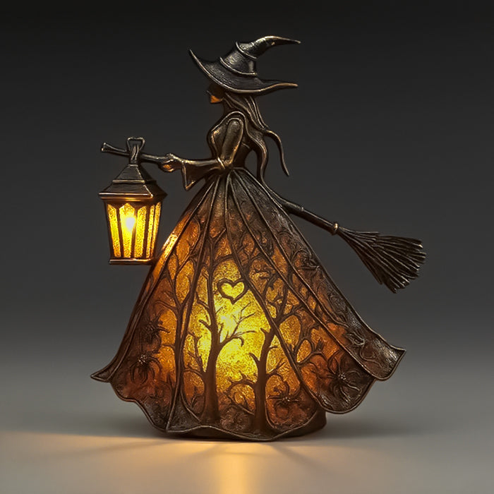 🧙🏻♀️Dark Night Witch Lamp🖤Light up the mysterious atmosphere👻