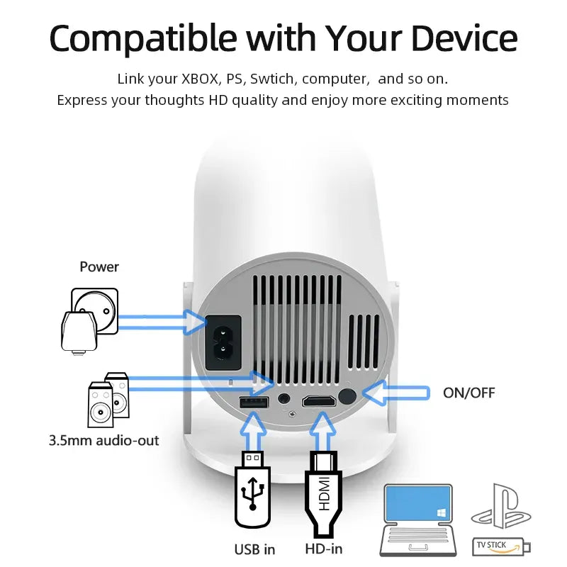 📽️Point N Play - Projector HD