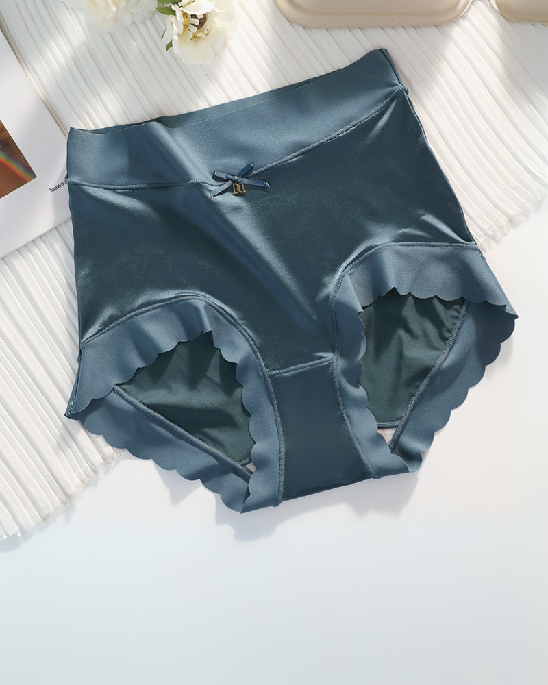 🔥Buy 2 Get 1 Free🎁Silky High-Waist Seamless Briefs With Scalloped Edges (6 pack)